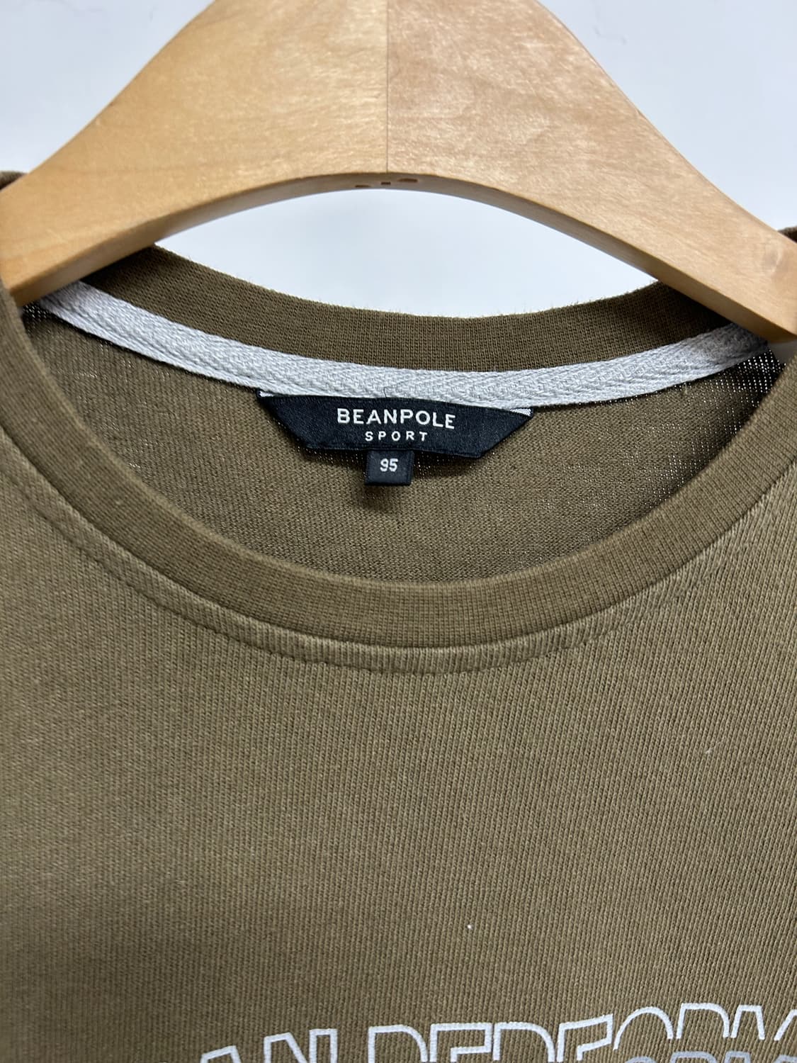 빈폴 스포츠 카키색 반팔 티셔츠 95 상품이미지2