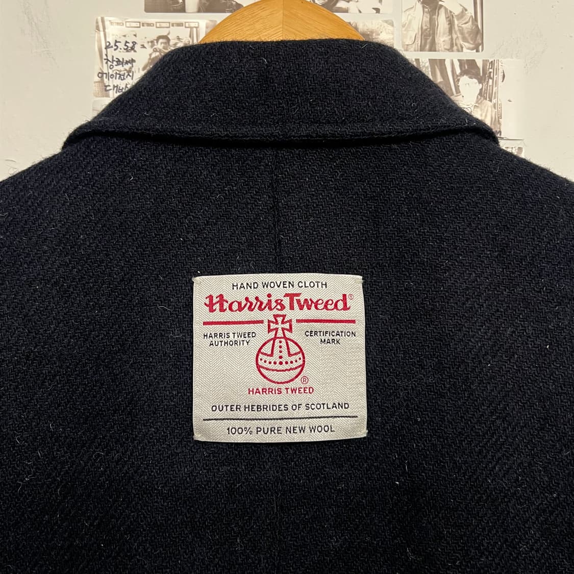 브라운야드 해리스트위드 드랍숄더 블루종 상품이미지6