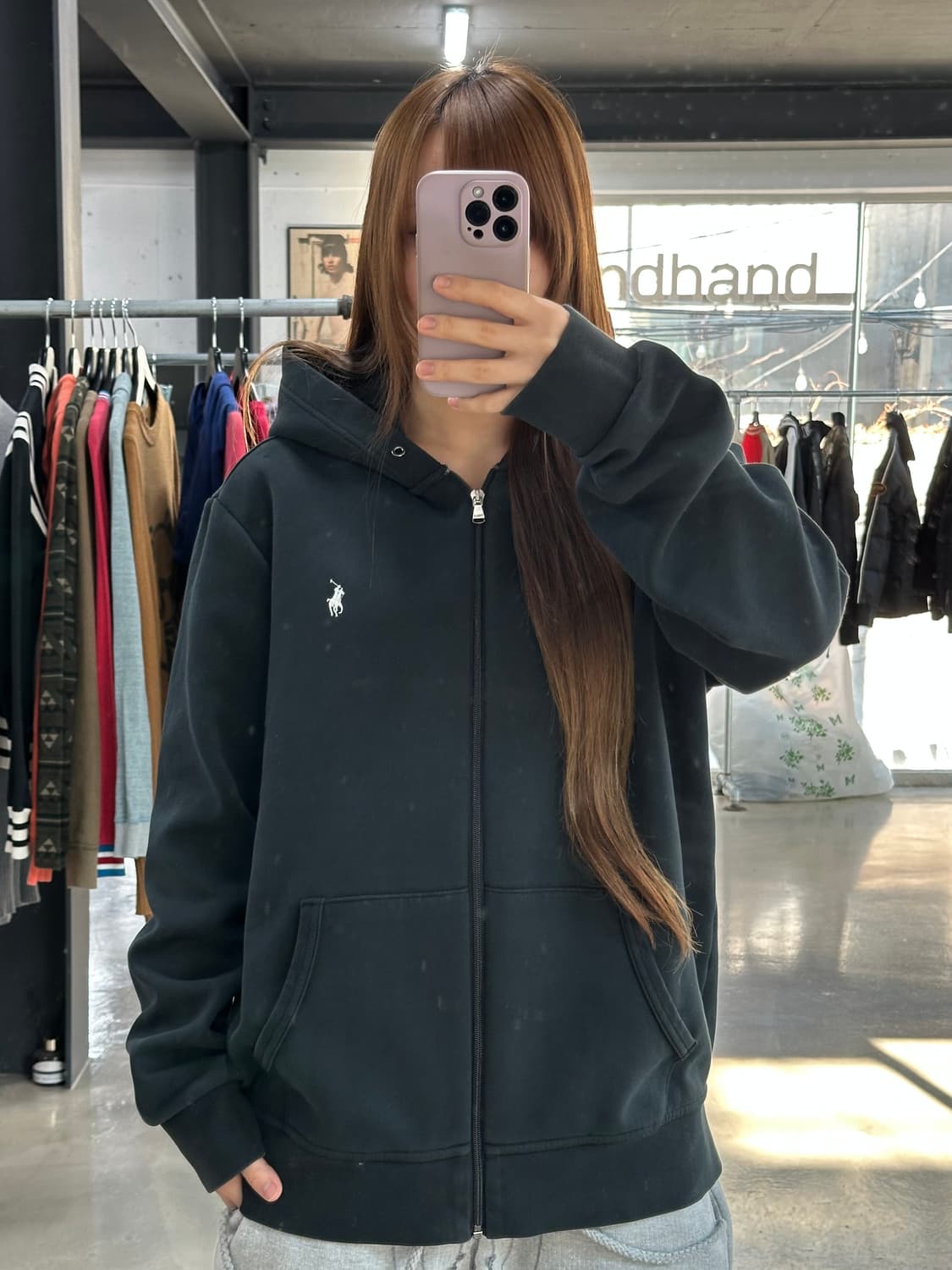 폴로랄프로렌 큐알텍 후드집업 상품이미지4