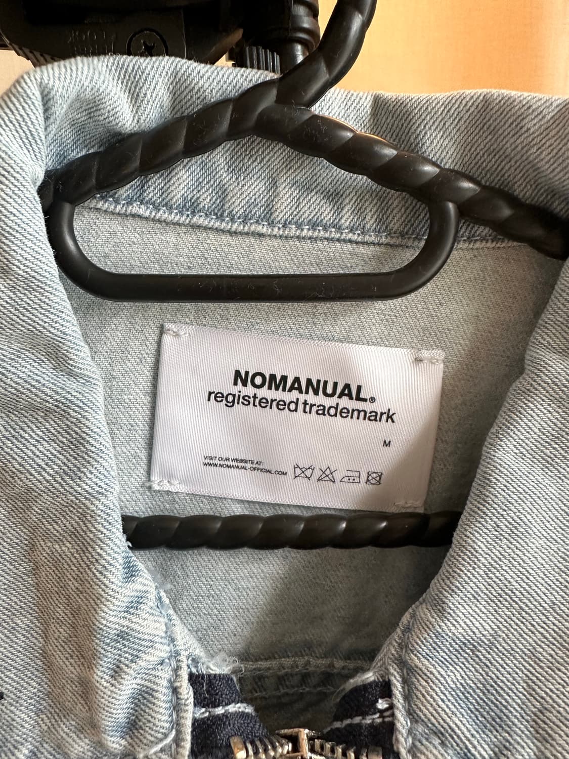 노매뉴얼 데님자켓 M 상품이미지5