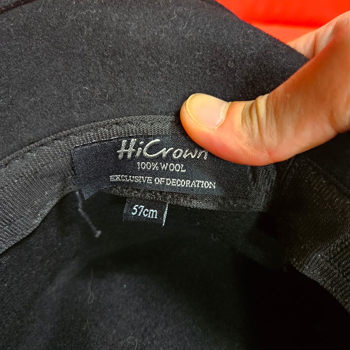 하이크라운(Hicrown) in Japan 울100% 페도라 57size 상품이미지5
