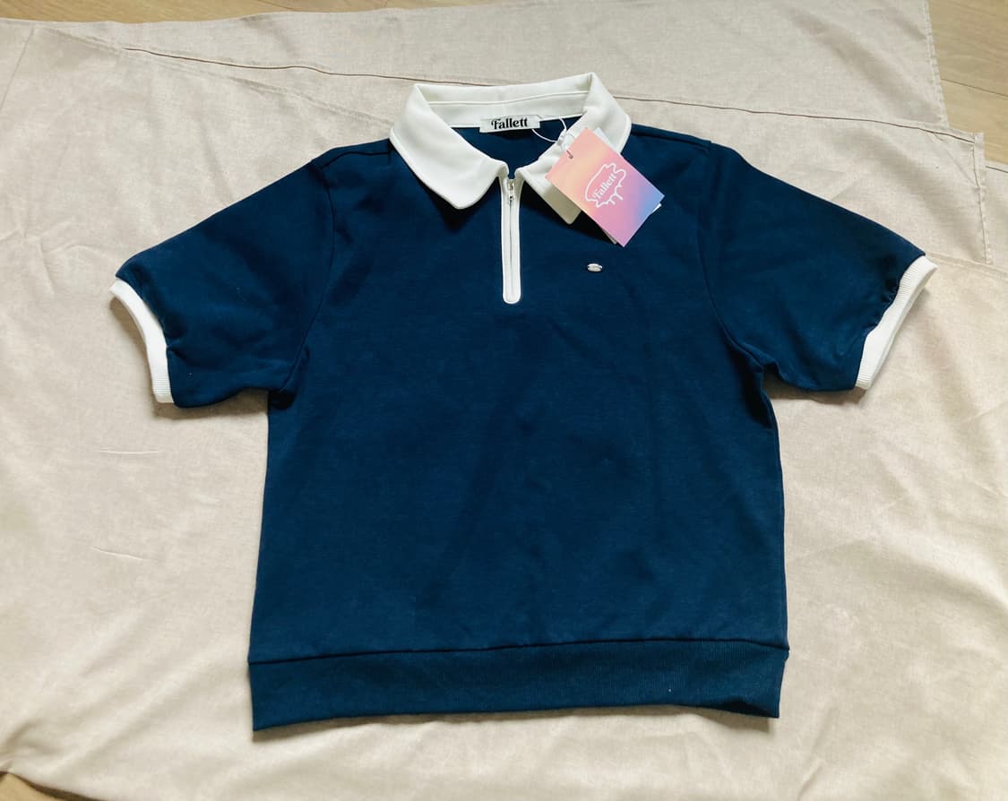 팔렛 카라 반팔티 네이비 상품이미지7