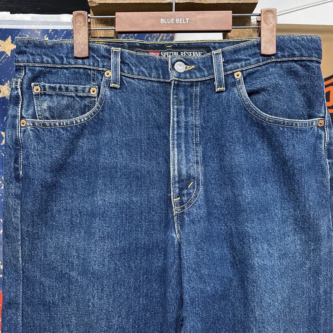 90s 리바이스 스페셜리저브 라인 525 미국생산 루즈핏 데님팬츠 상품이미지3