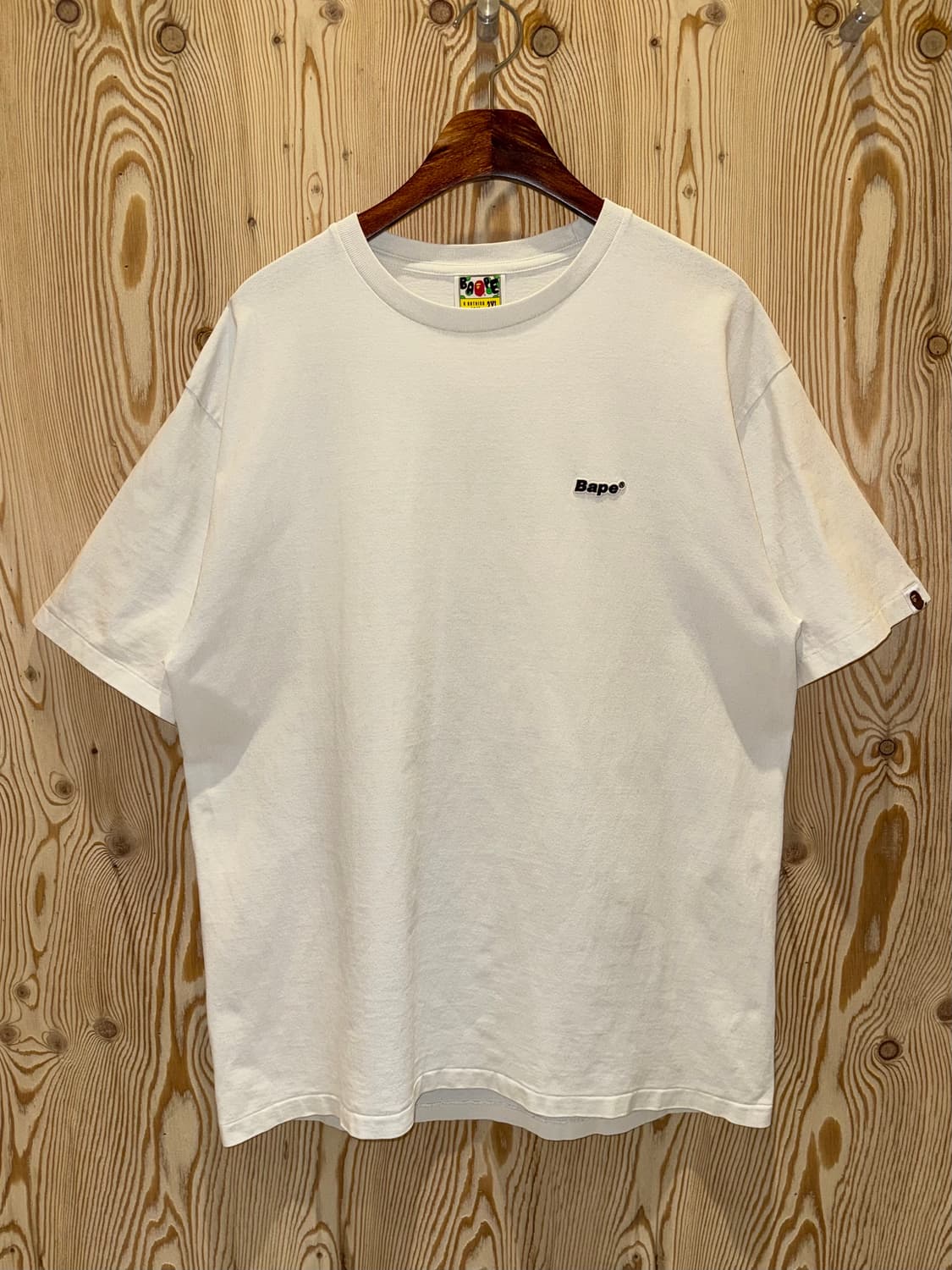 베이프 로고 패치 반팔 티셔츠 상품이미지1