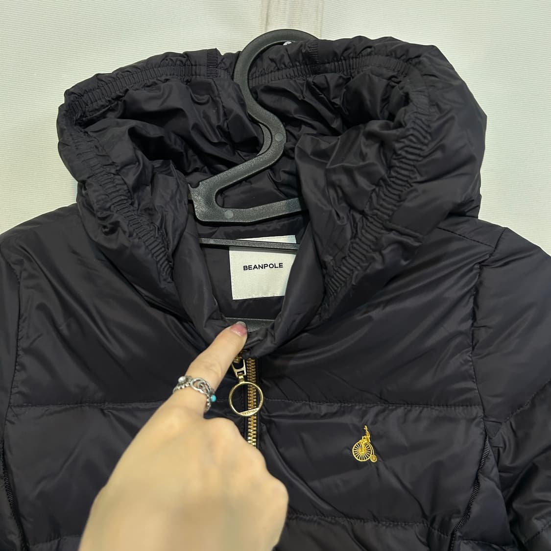 빈폴 여아 2022 롱패딩 130 상태최상 상품이미지3