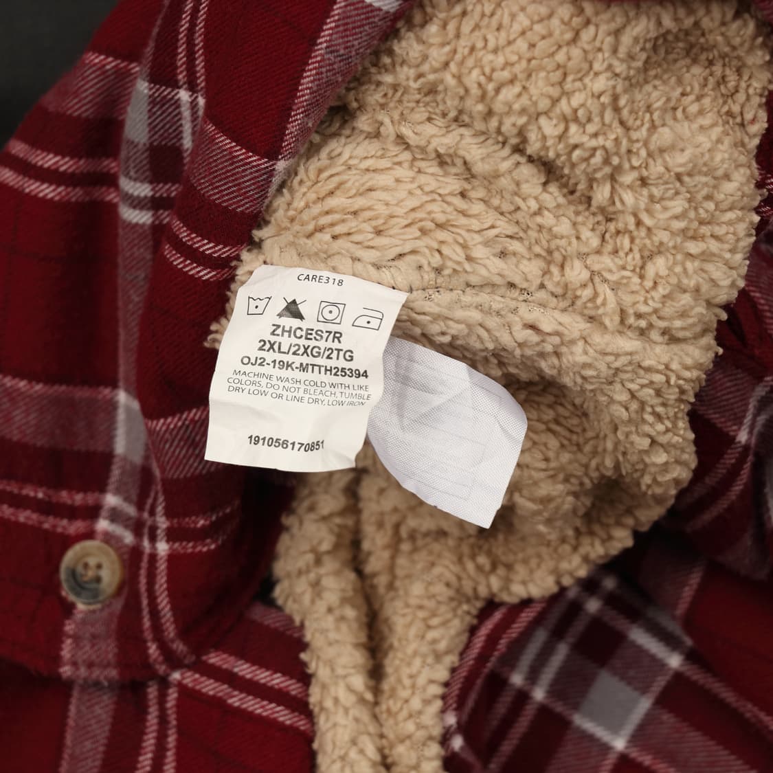 랭글러 플란넬 누빔 자켓 2XL B114 상품이미지4