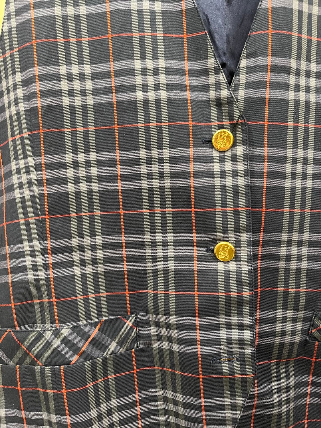 버버리 체크 베스트 #csz719 상품이미지3