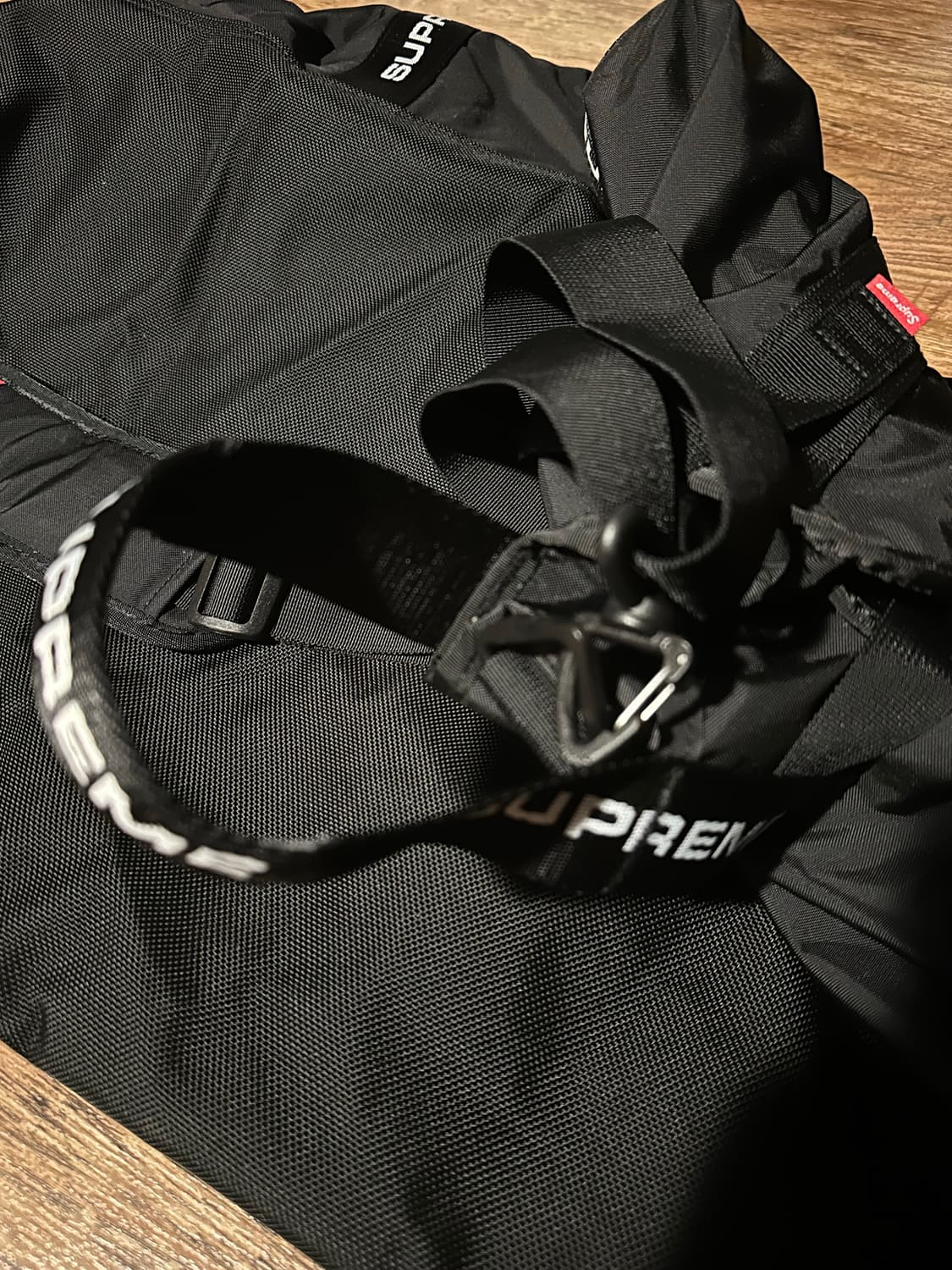 [OS] 슈프림 라지 하울 토트백 블랙 새상품 상품이미지10