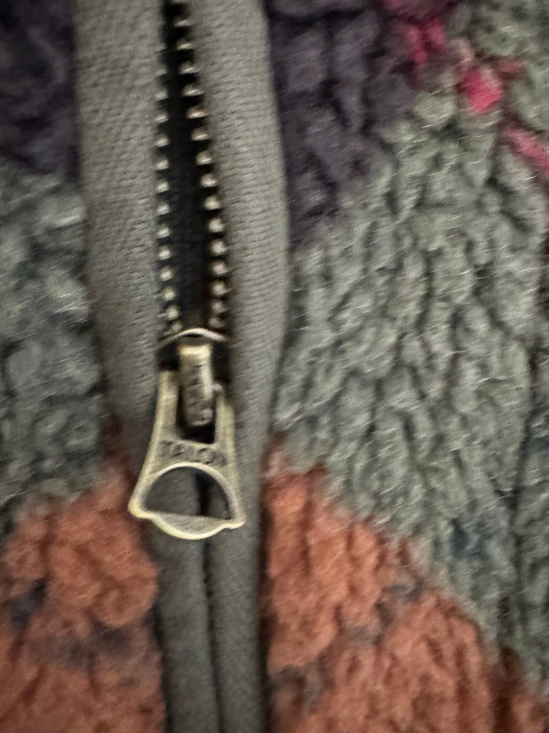 XL RRL 더블알엘 아가일 체크 플리스 후리스 상품이미지5