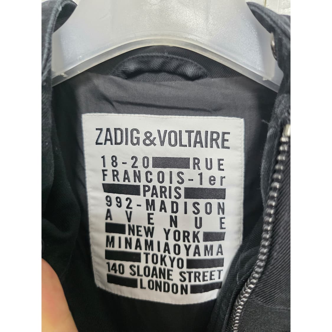 쟈딕앤볼테르 블랙 야상자켓 M 상품이미지2