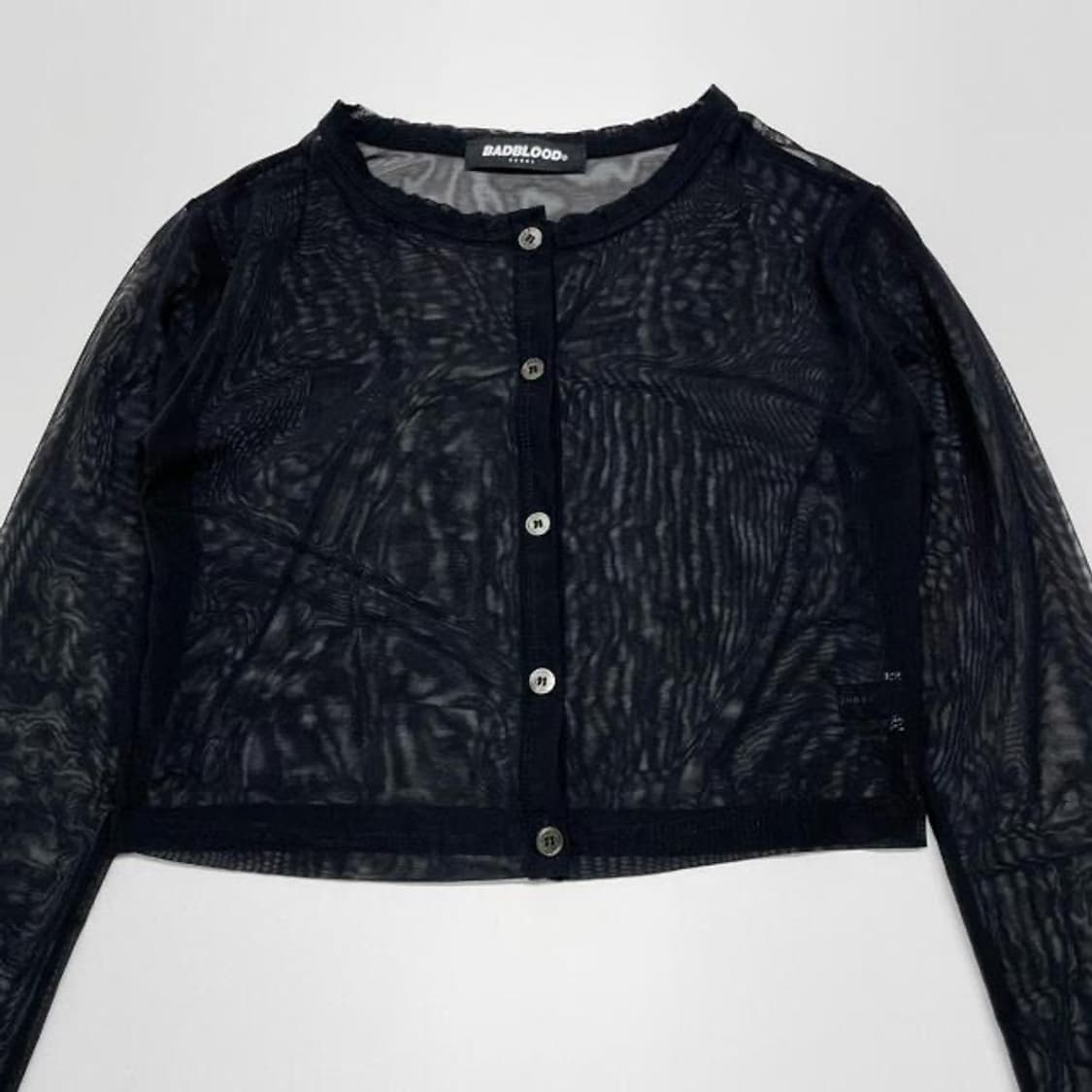 배드블러드 망사 크롭탑   상품이미지2