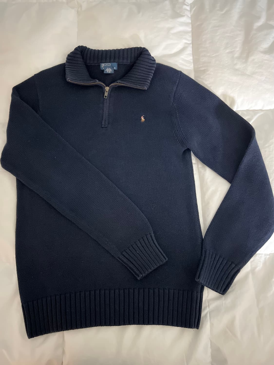 폴로 랄프로렌 키즈 XL 여자M 네이비 니트 정품 상품이미지1