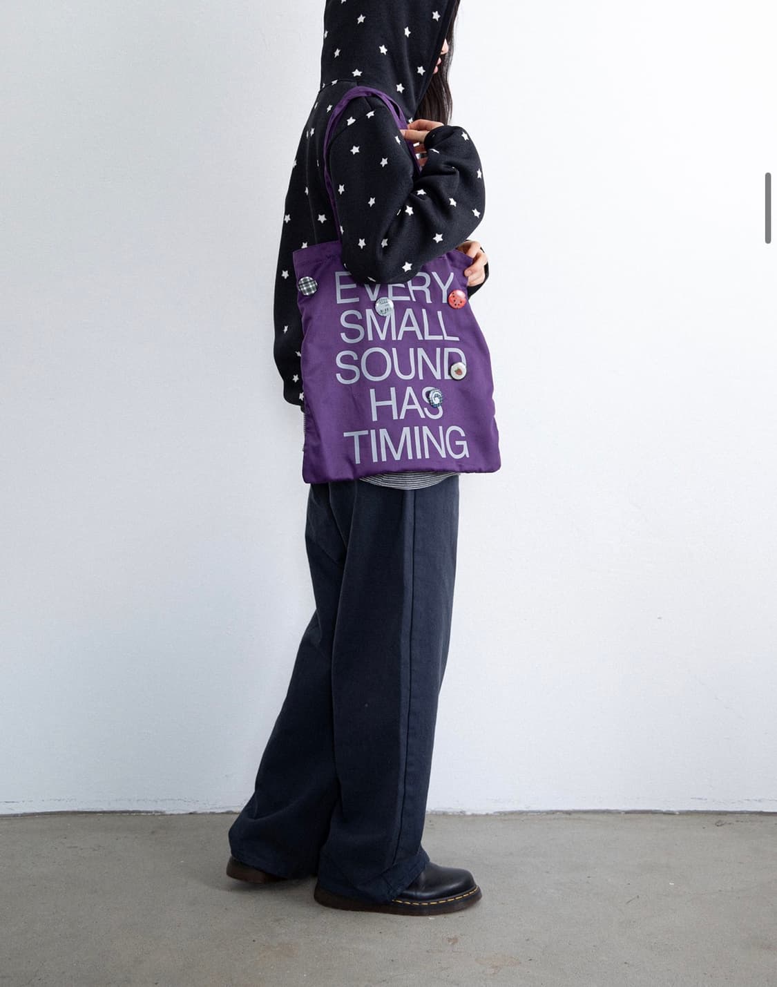 이스트쿤스트 퍼플 에코백  상품이미지3