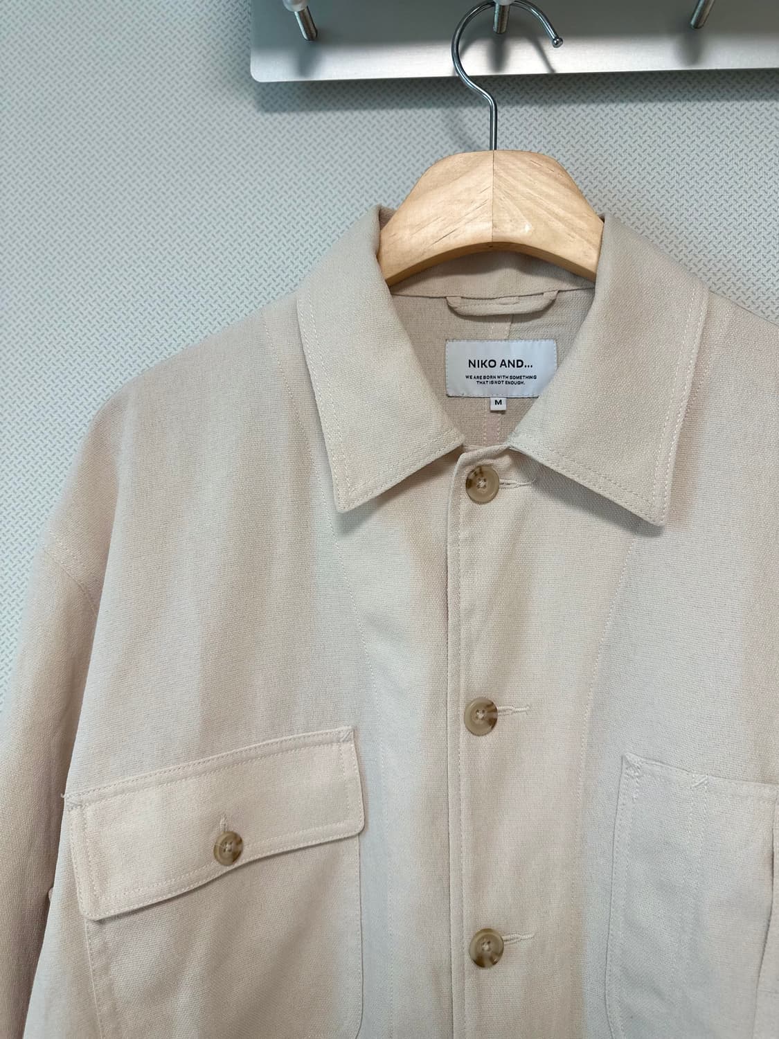 니코앤드 린넨 워크 초어 자켓 상품이미지3