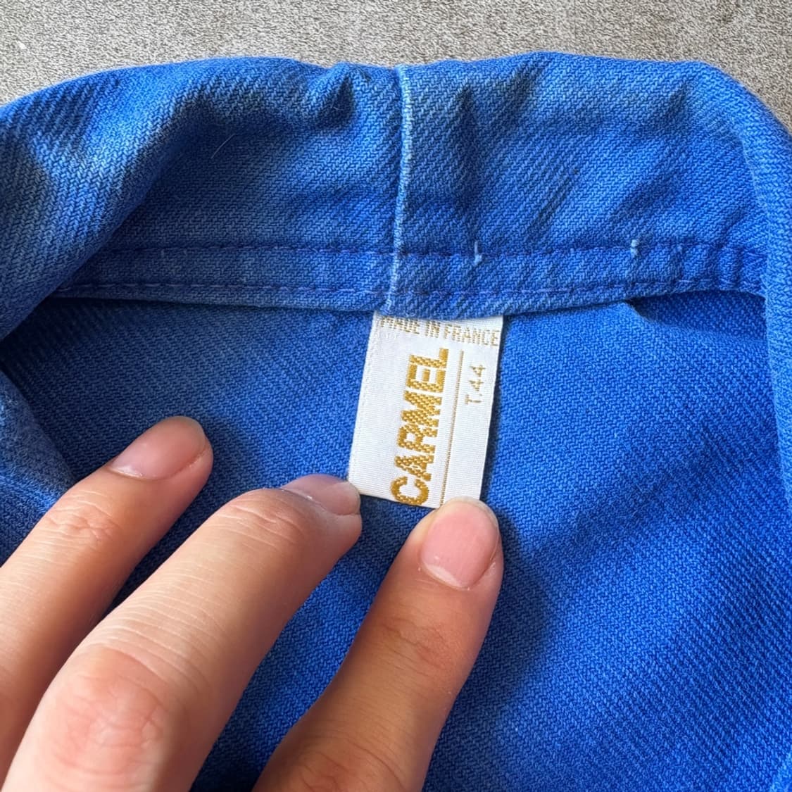 90년대 빈티지 프랑스 생산 프렌치 워크 트윌코튼 자켓 상품이미지7