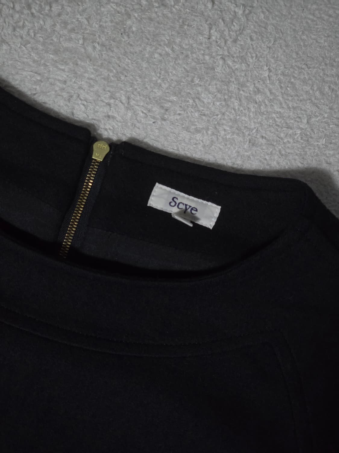 Scye 사이 블랙 포켓 원피스 38 상품이미지2
