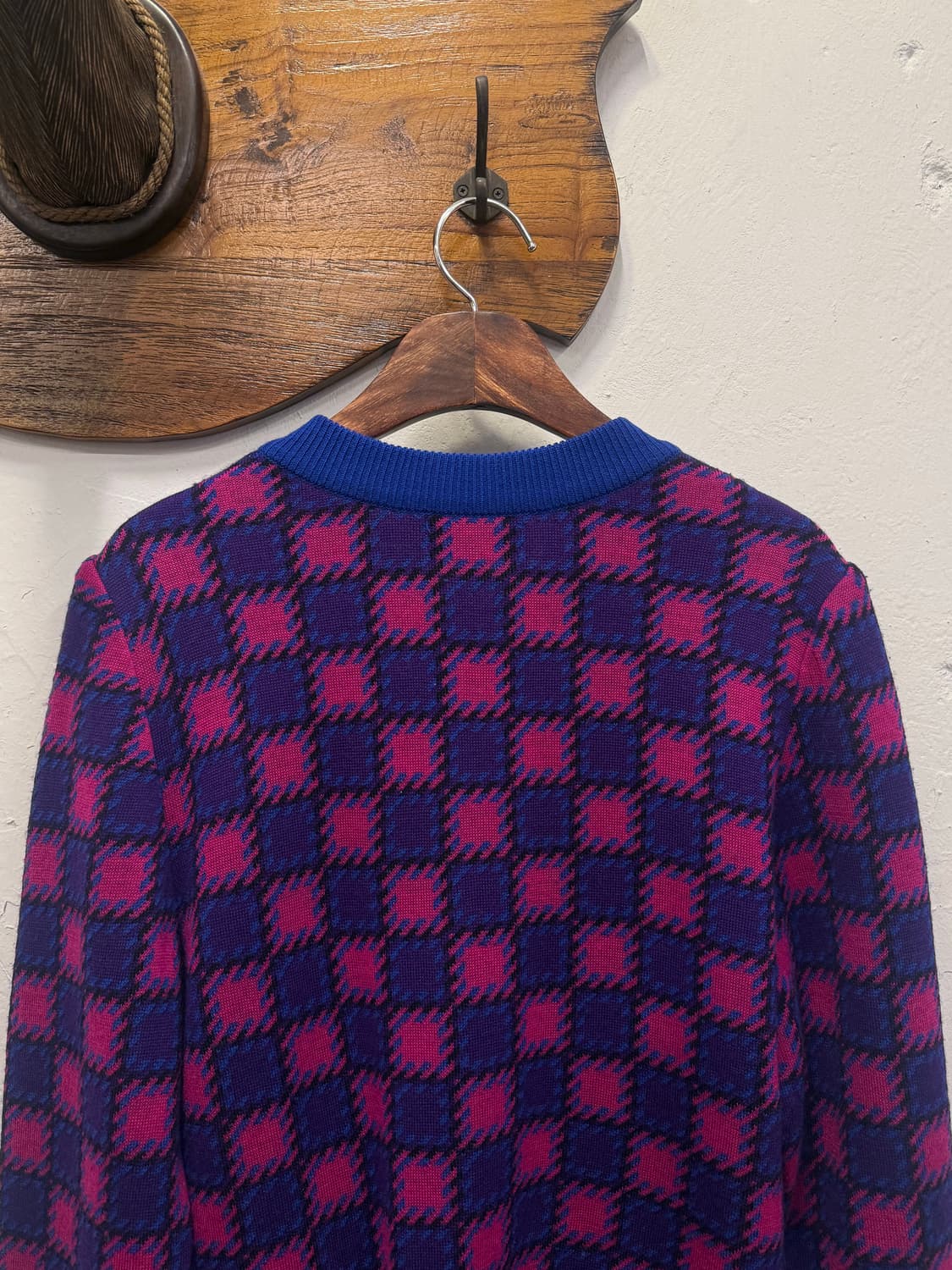 55) Yves Saint Laurent Wool Check Cardig 상품이미지6