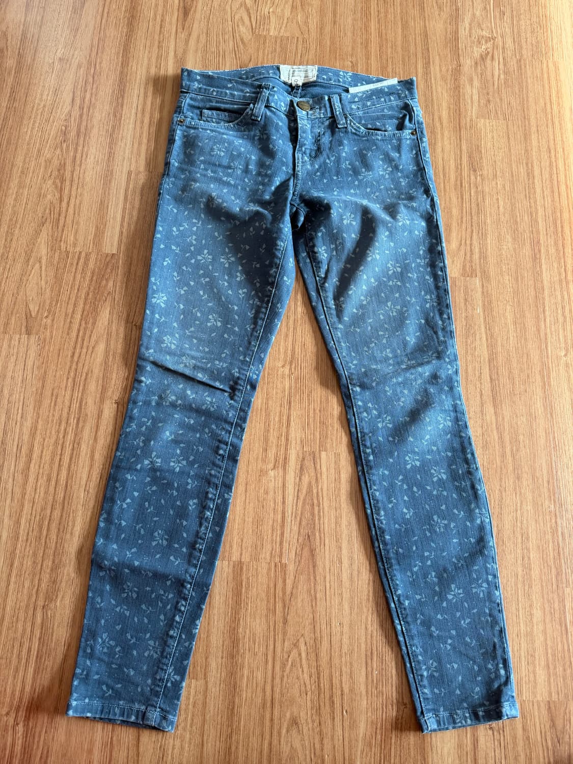 커렌트엘리엇 스틸레토 진 플로럴  상품이미지1