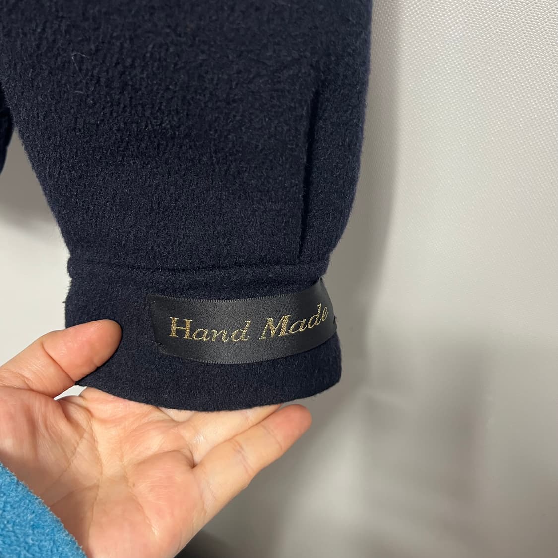 파크랜드 체크 울 블루종 자켓  상품이미지5