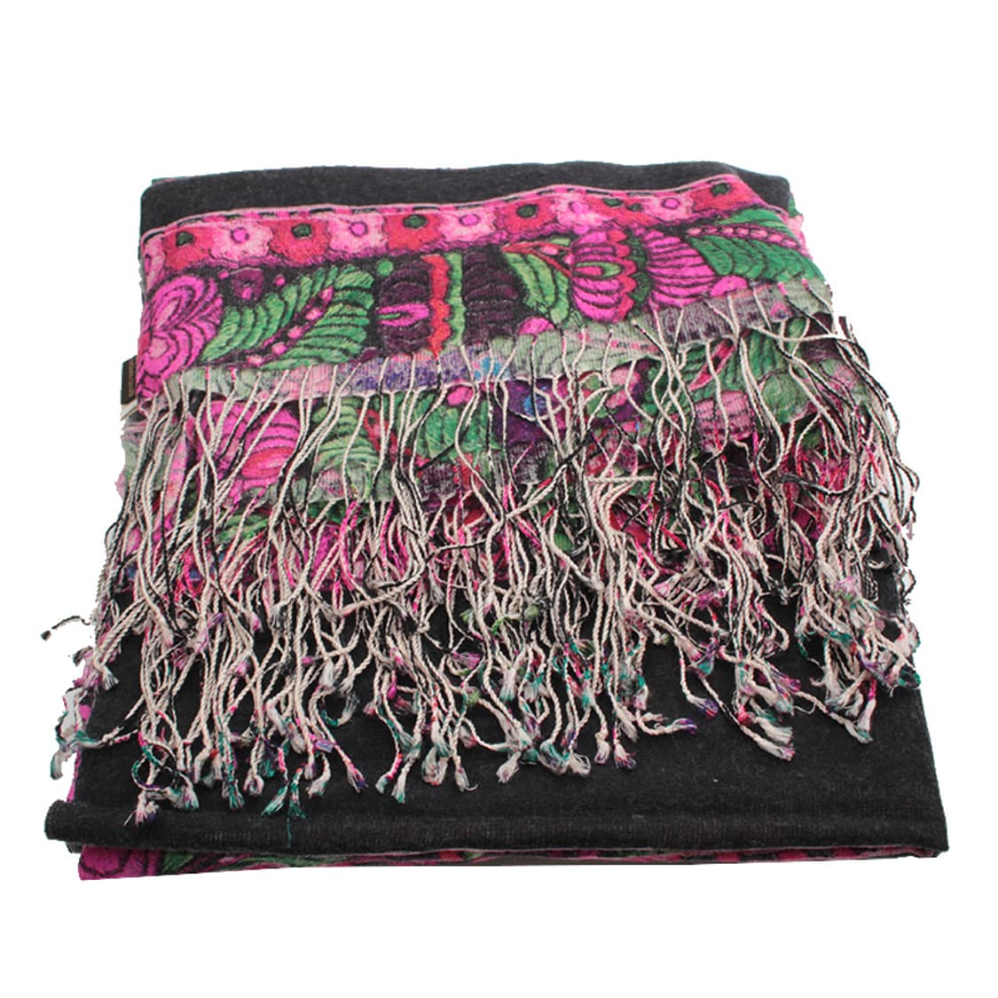 로베르토 까발리 캐시미어실크 프린지 스톨 스카프 상품이미지2