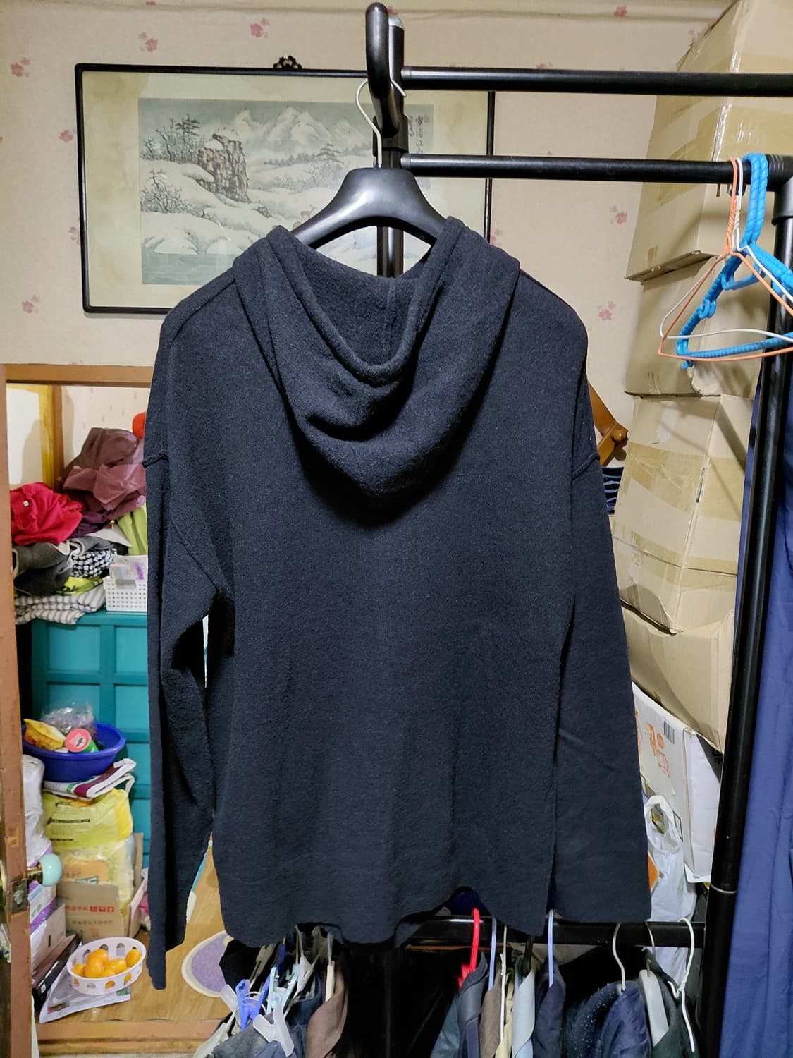 [올세인츠]울혼방 RIDGE HOODY L(105)사이즈 상품이미지2