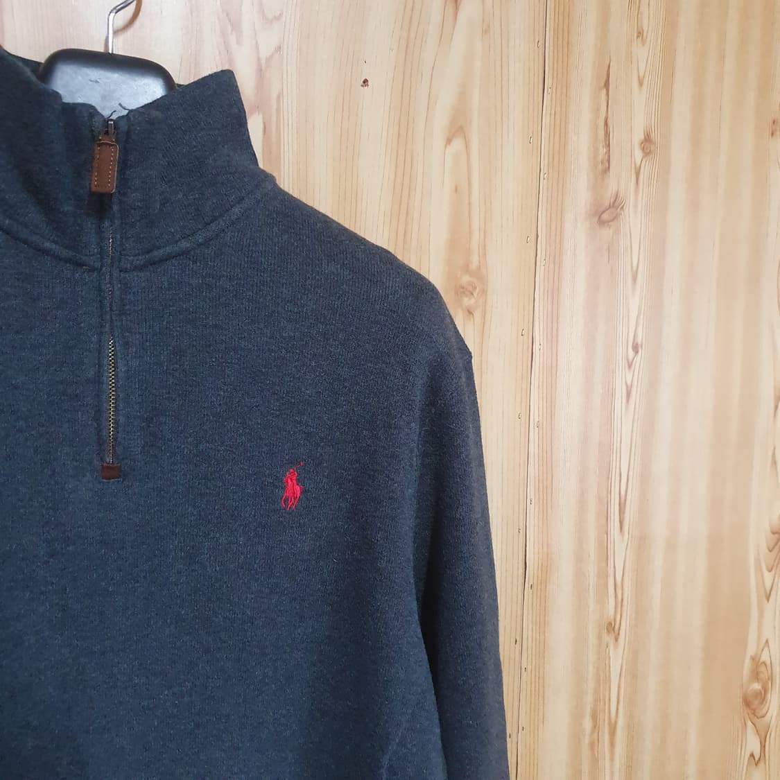 폴로 반집업 니트M 상품이미지2