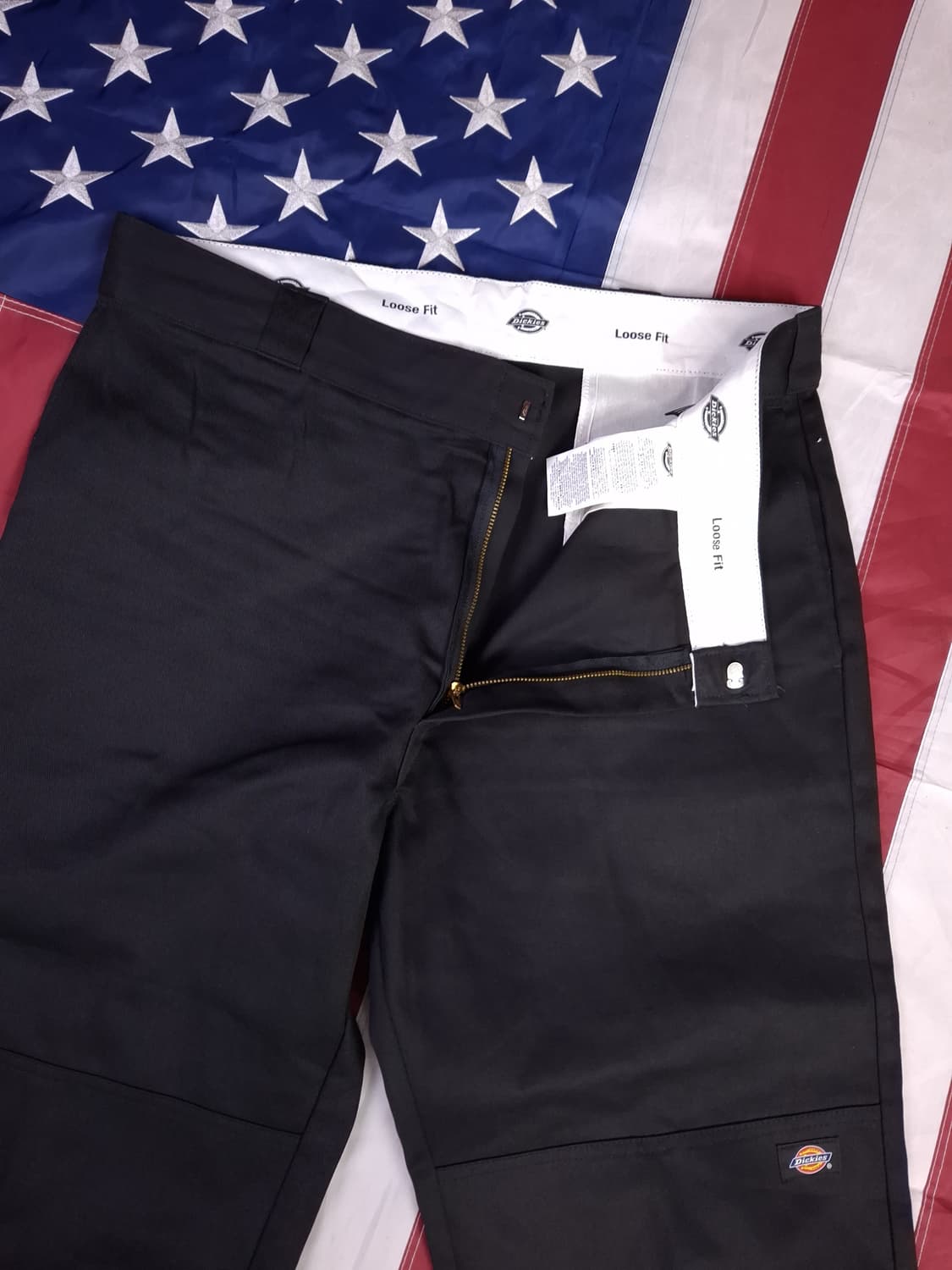 새제품급 오리지날 디키즈 더블니 블랙 팬츠 상품이미지2