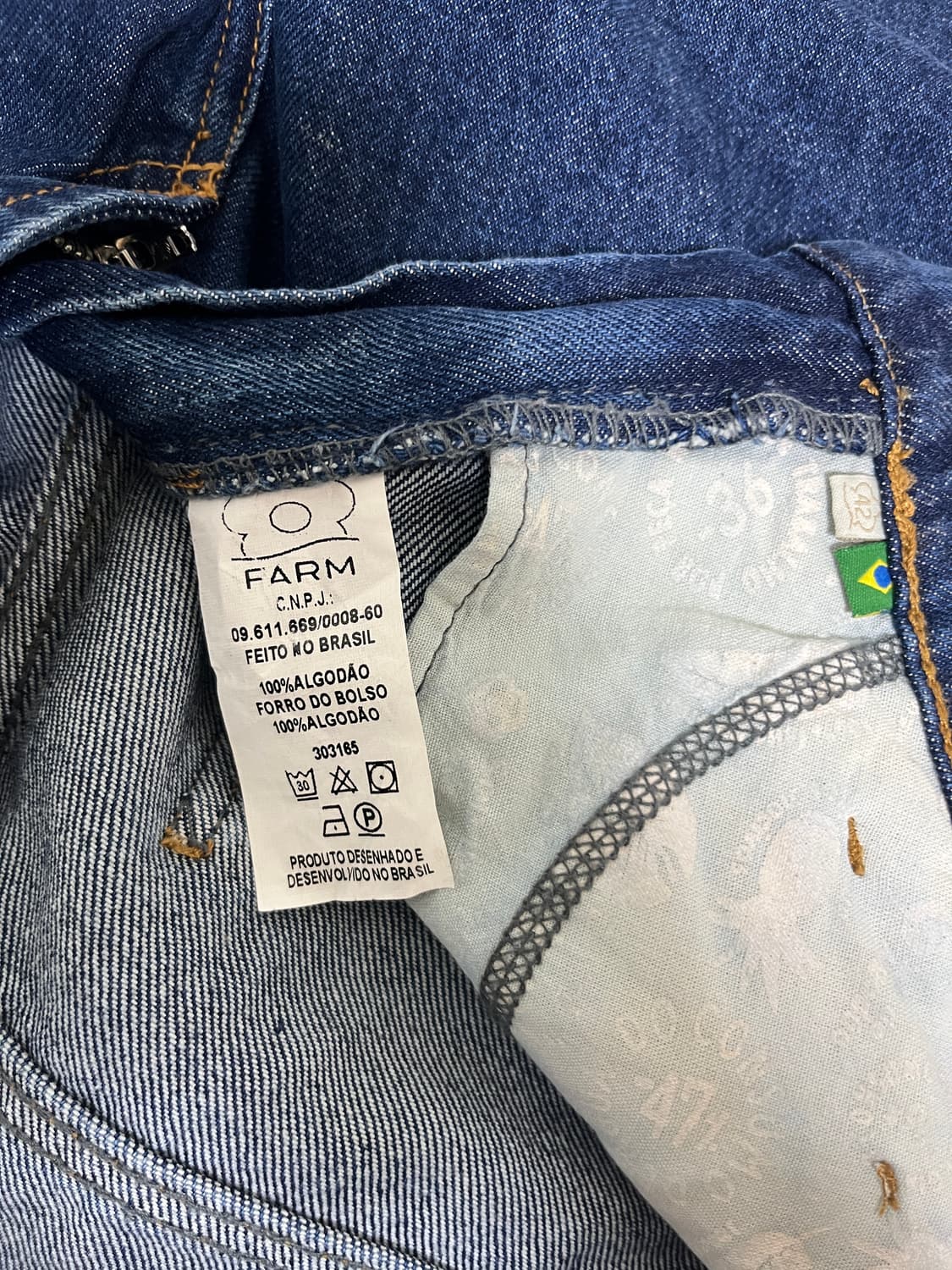 Farm Rio 자수 청바지 상품이미지4