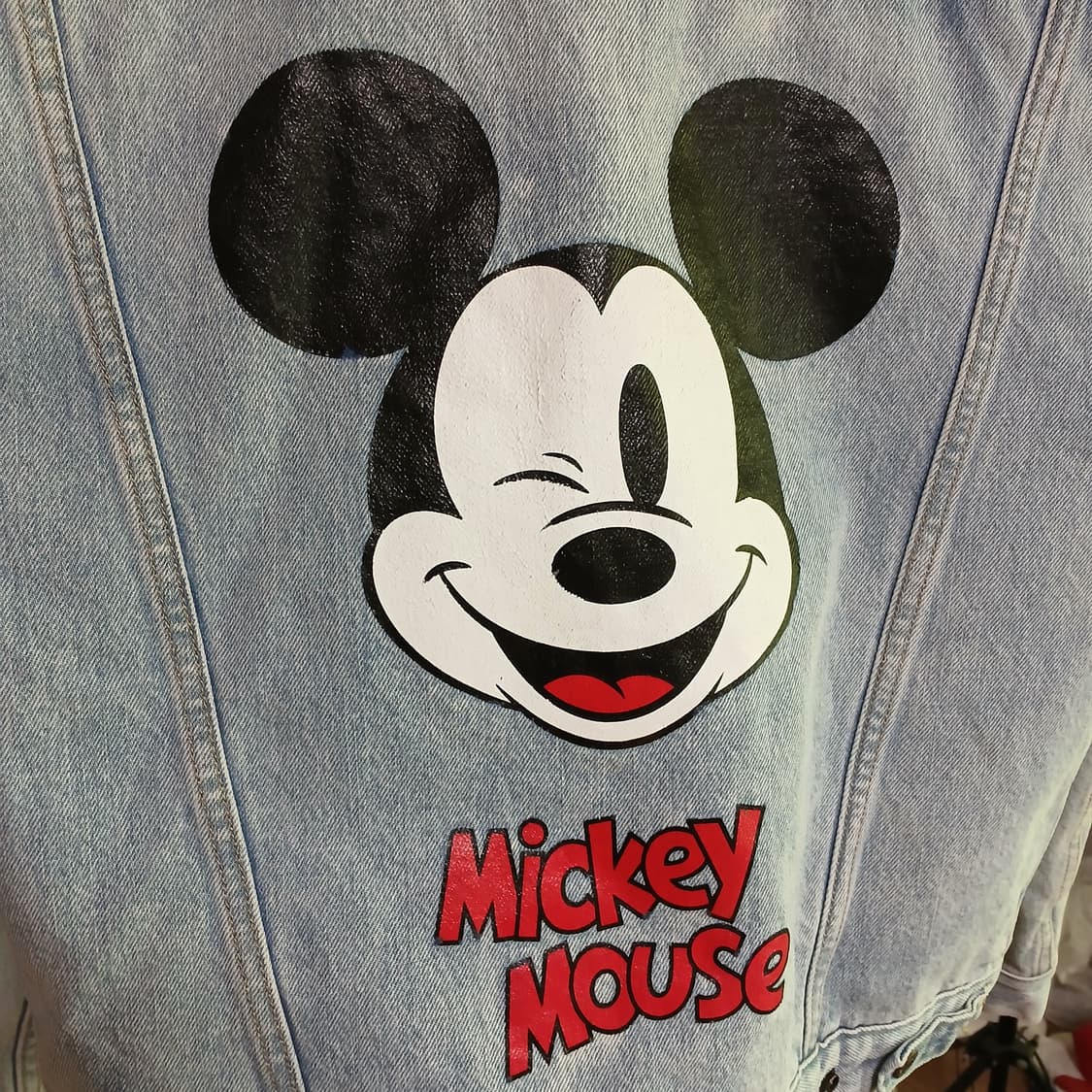 levis 리바이스 미키마우스 양털 쉐르파 데님 자켓 연청 청자켓 상품이미지7