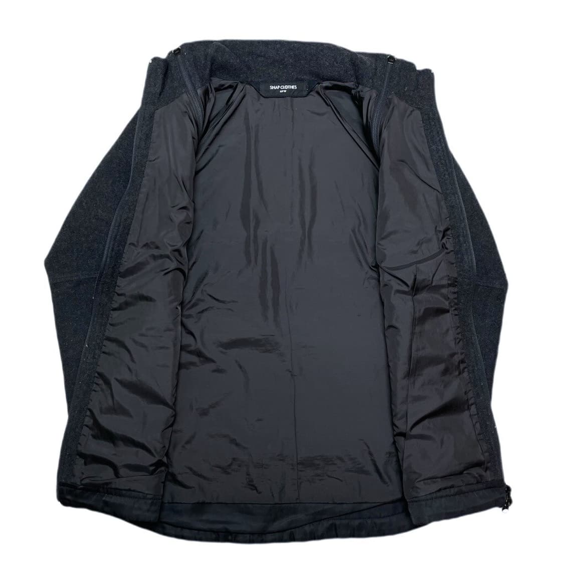 1990‘s snap clothes zip wool jacket 상품이미지6