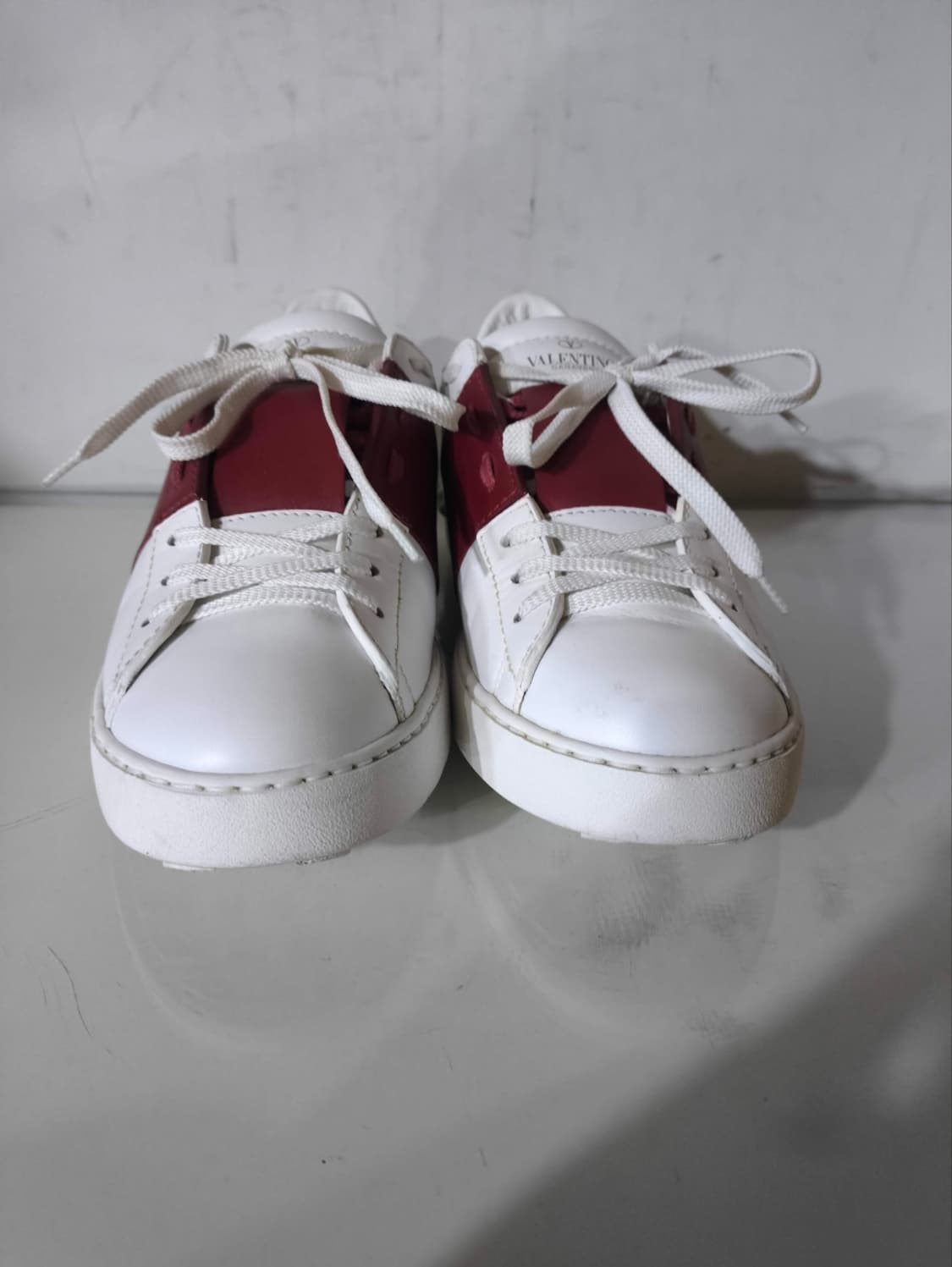 39.5 265mm 발렌티노 히든 오픈 락스터드 스니커즈 상품이미지3