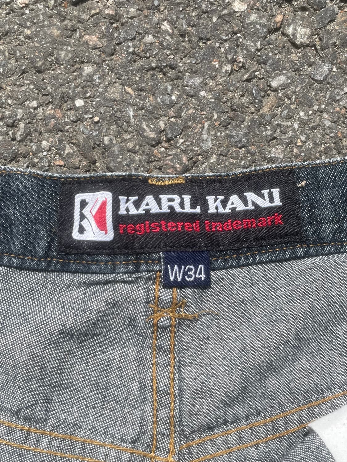 Karl Kani 칼카니 데님 배기 버뮤다 팬츠 상품이미지4