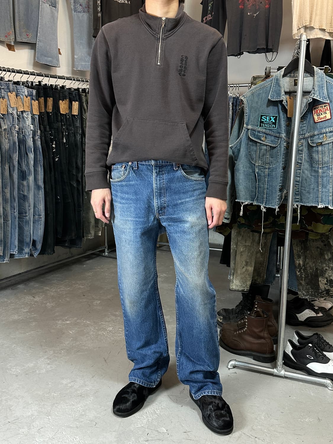 90's USA Made 빈티지 리바이스 517 부츠컷 상품이미지3