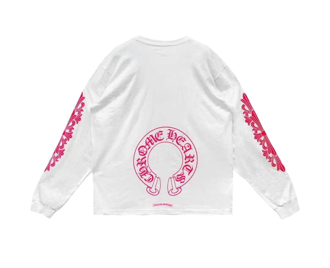 크롬하츠 핑크 플로럴 롱슬리브 상품이미지2