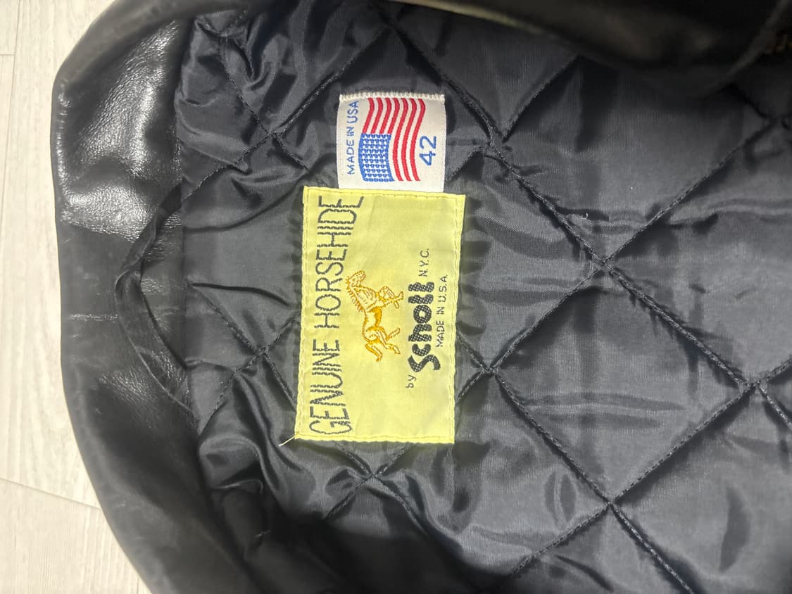 Schott 쇼트 689h 홀스하이드 스포츠 레더자켓 leather 상품이미지3