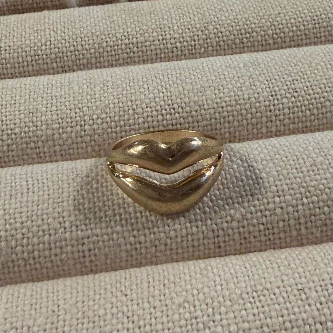 새상품 여성 신주 은도금 입술 반지 상품이미지3