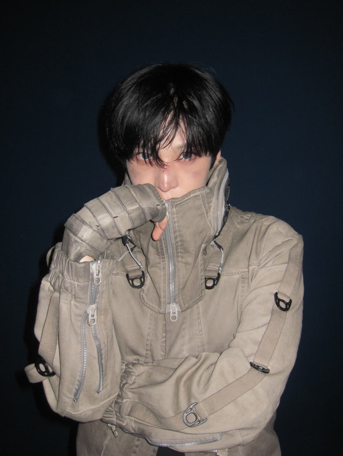 25fw DENIM MOTORCYCLE UTILITY JACKET 상품이미지6