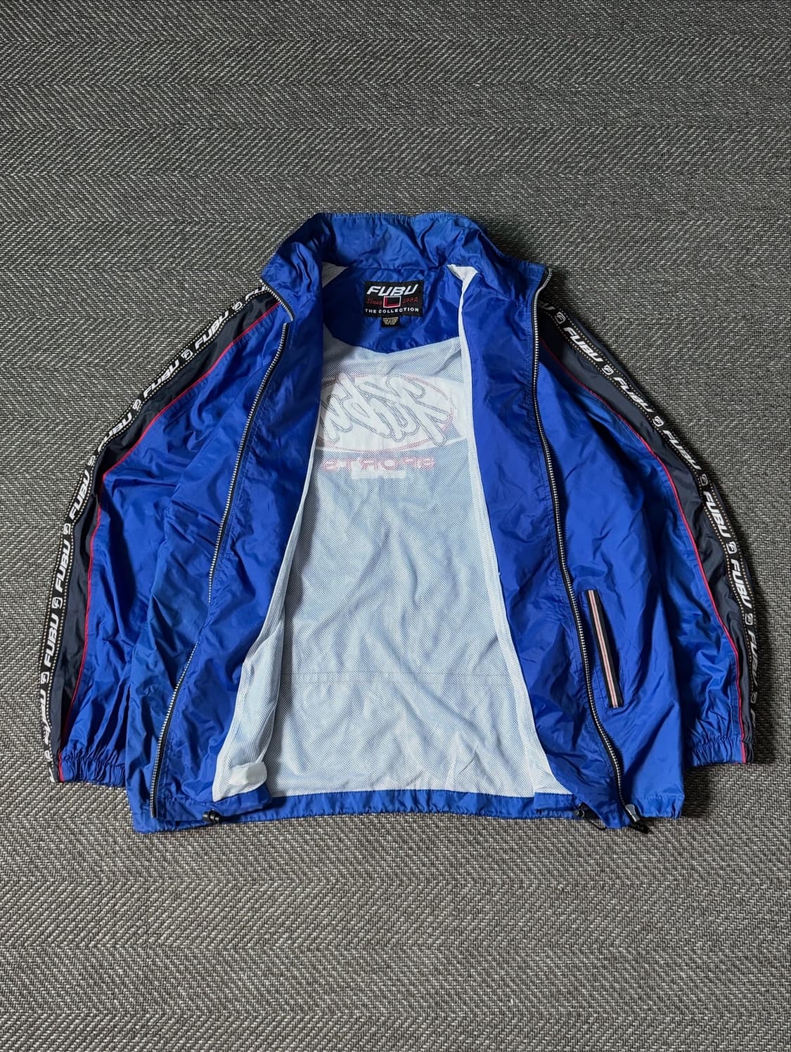 90s FUBU SPORTS 사이드라인 올드스쿨 바람막이 (110) 상품이미지5
