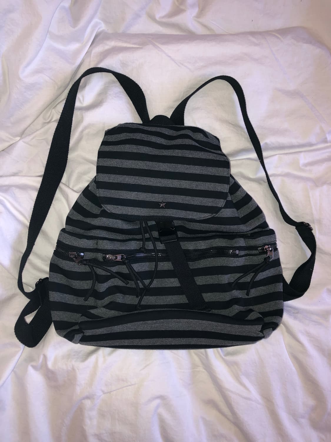 헬레네파리스 스트라이프 백팩 가방 상품이미지1
