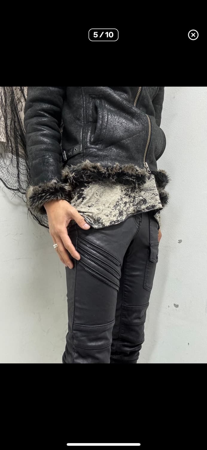 Back Wings Print RockChic coate 상품이미지5