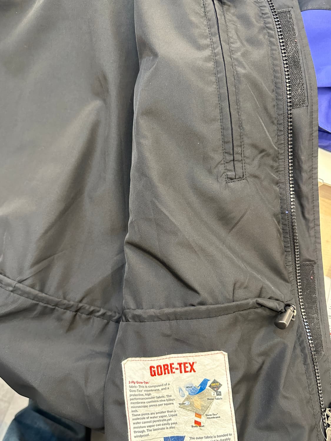 105) 블랙야크 고어텍스 바람막이 등산복 청보라 상품이미지8