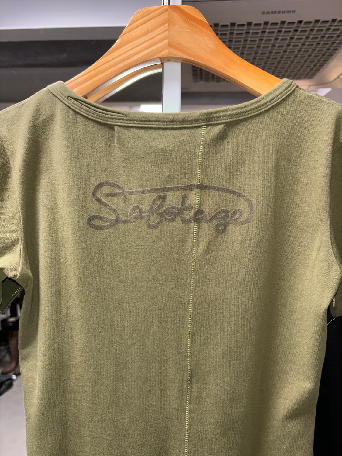 사보타지 싱글 스티치 티셔츠 상품이미지5