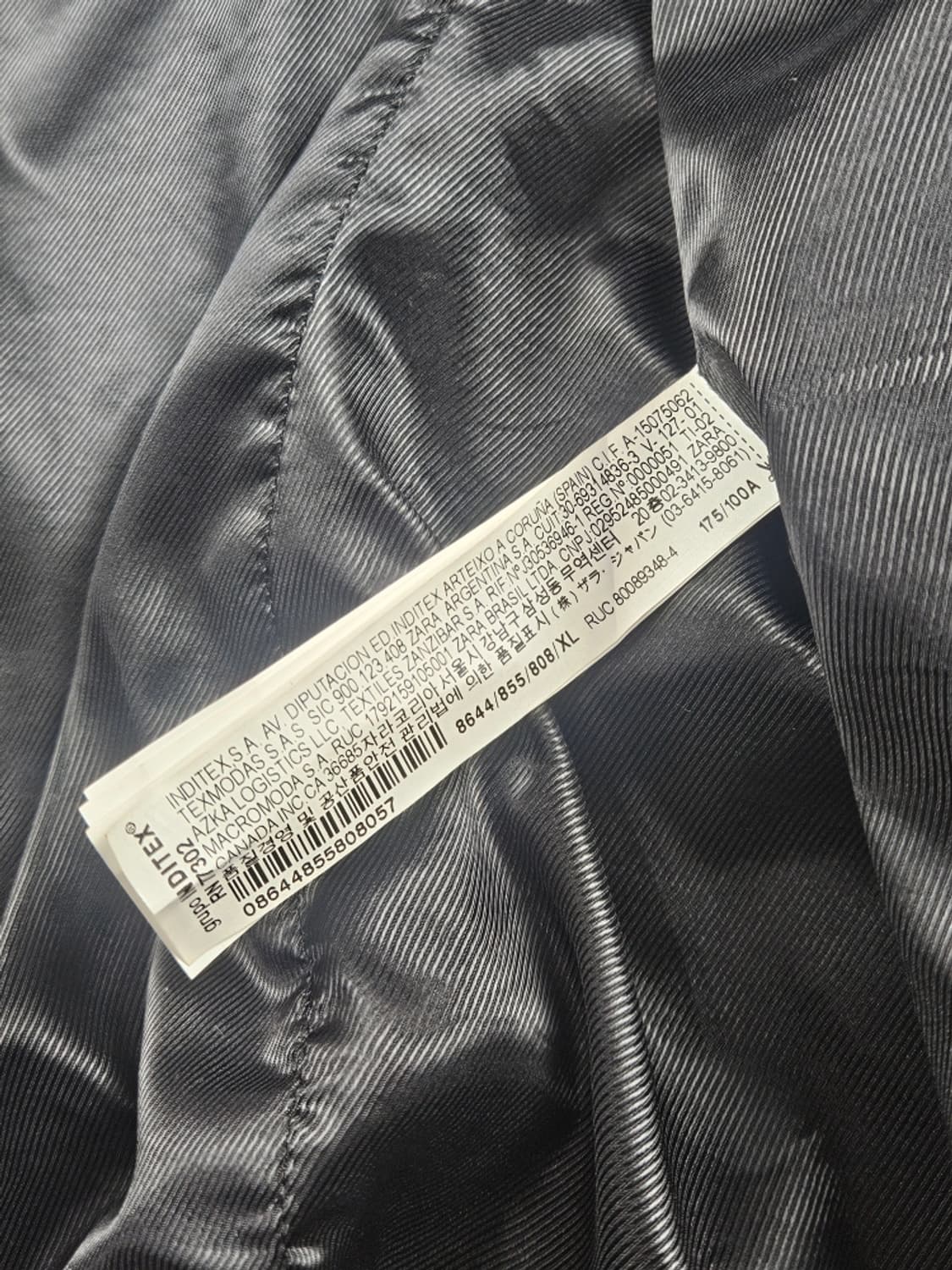 ZARA 실버 스팽글 블레이저 자켓 ( XL ) / 11248 상품이미지9