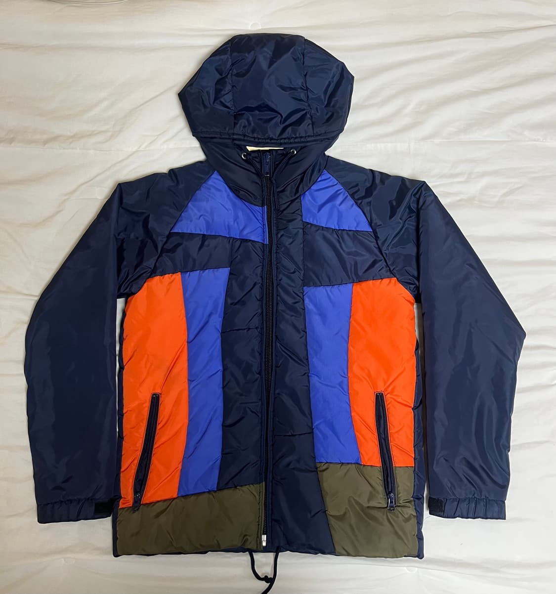 [S]꼼데가르송 셔츠 아카이브 컬러블록 패딩 자켓  상품이미지1