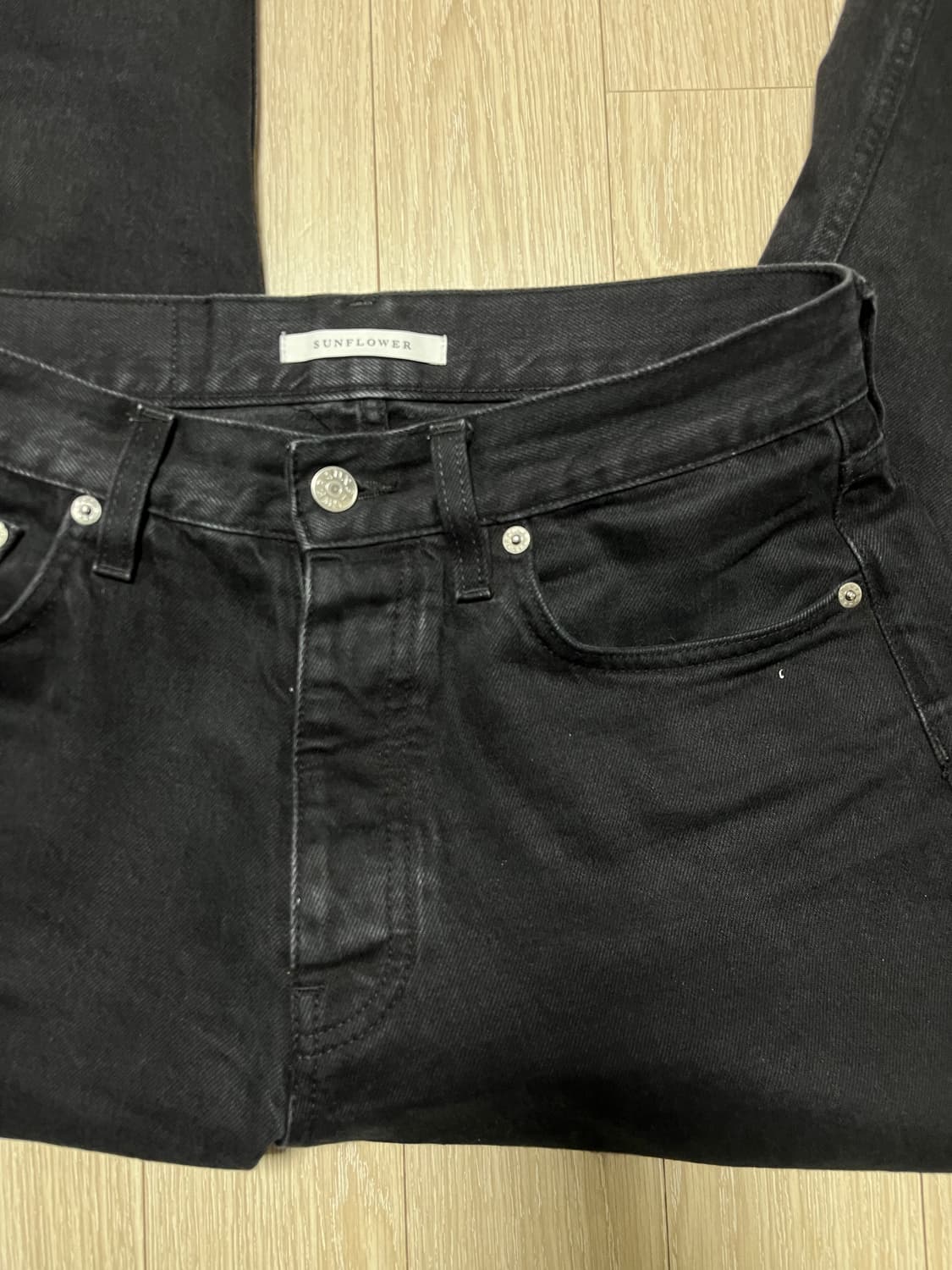 Sunflower Loose fit Denim Black 상품이미지4