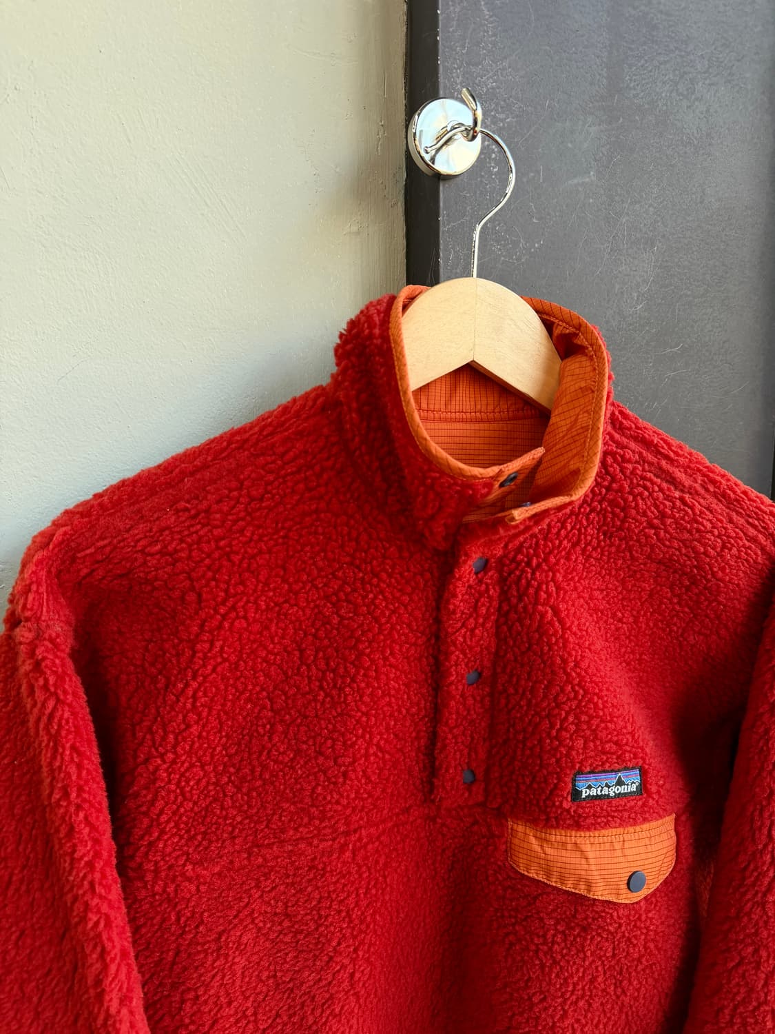 55/ 파타고니아 07AW 리버시블 글리세이드 플리스 스냅티 상품이미지3