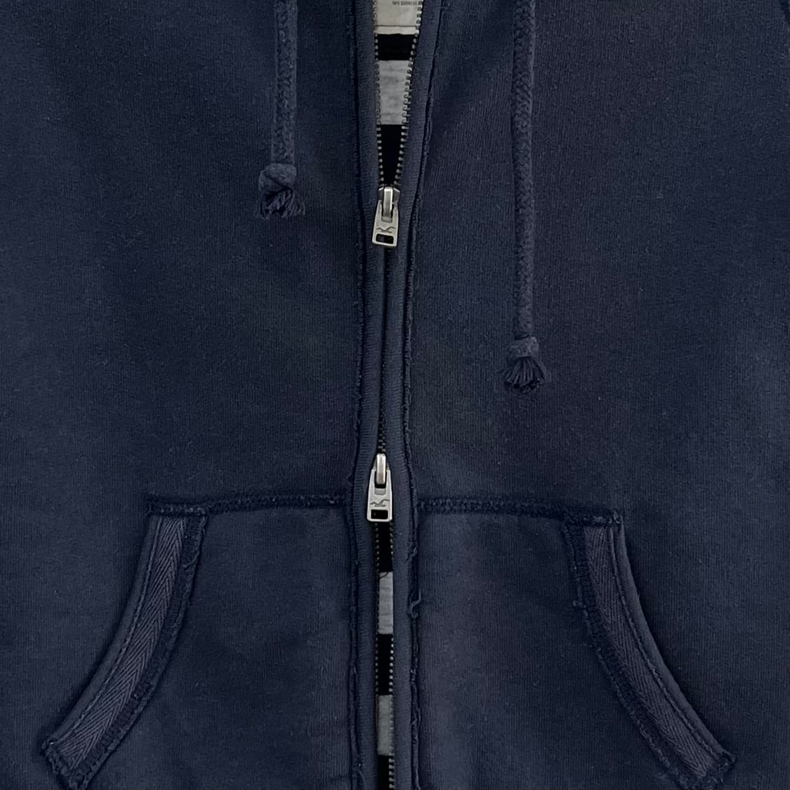 홀리스터 딱붙핏 누빔안감 네이비 후드집업 상품이미지5