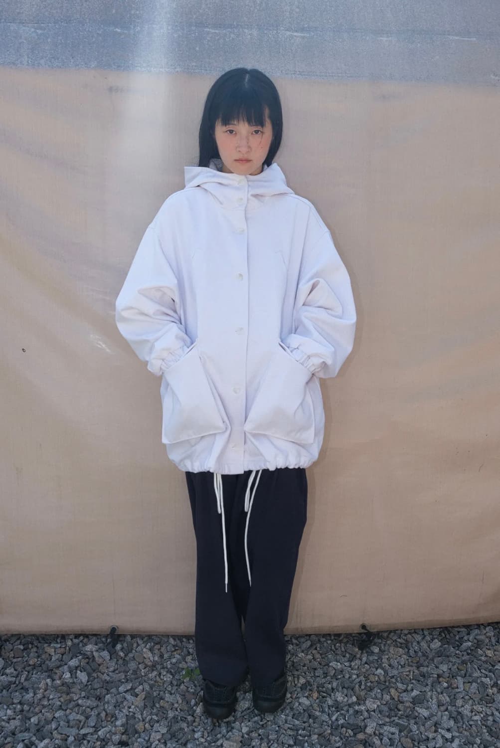 페스토 SAFARI HOODED JACKET WHITE 상품이미지2