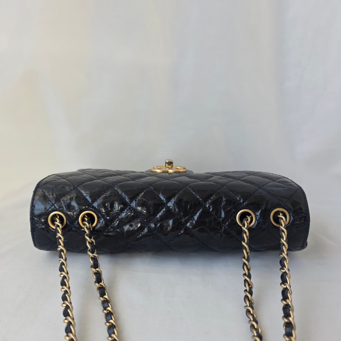 [정품 CHANEL] 샤넬 아코디언 숄더백 크로스백 네이비 상품이미지5