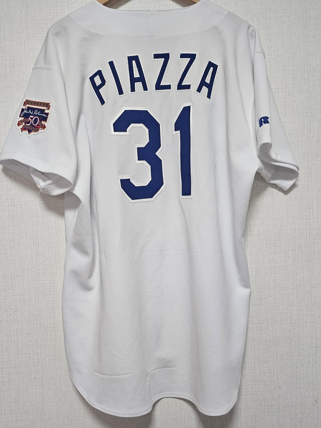 1997시즌 LA 다저스 마이크 피아자 러셀 어센틱 저지 상품이미지2